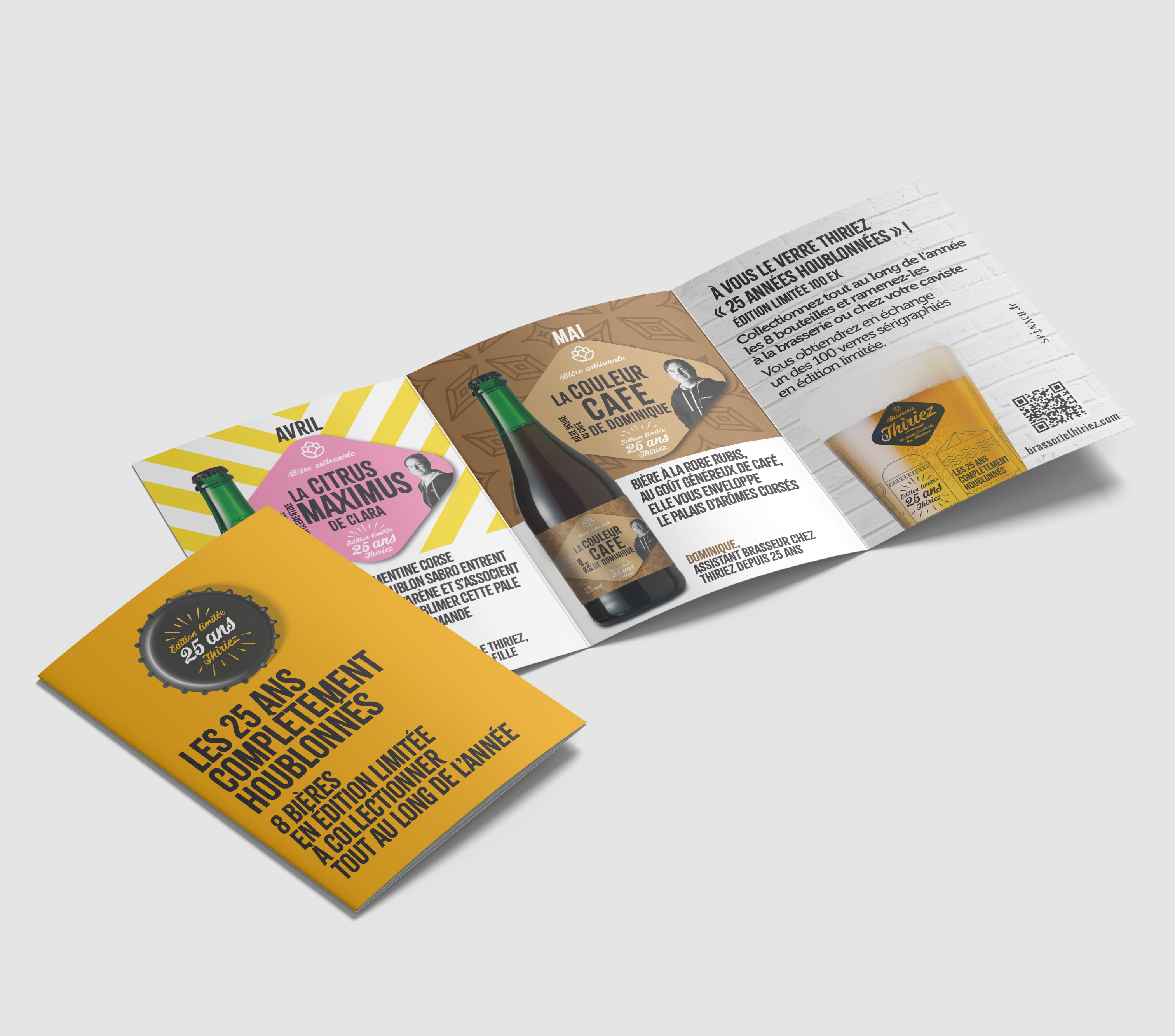 A4 Trifold Brochure Mockup 25 ANS THIRIEZ