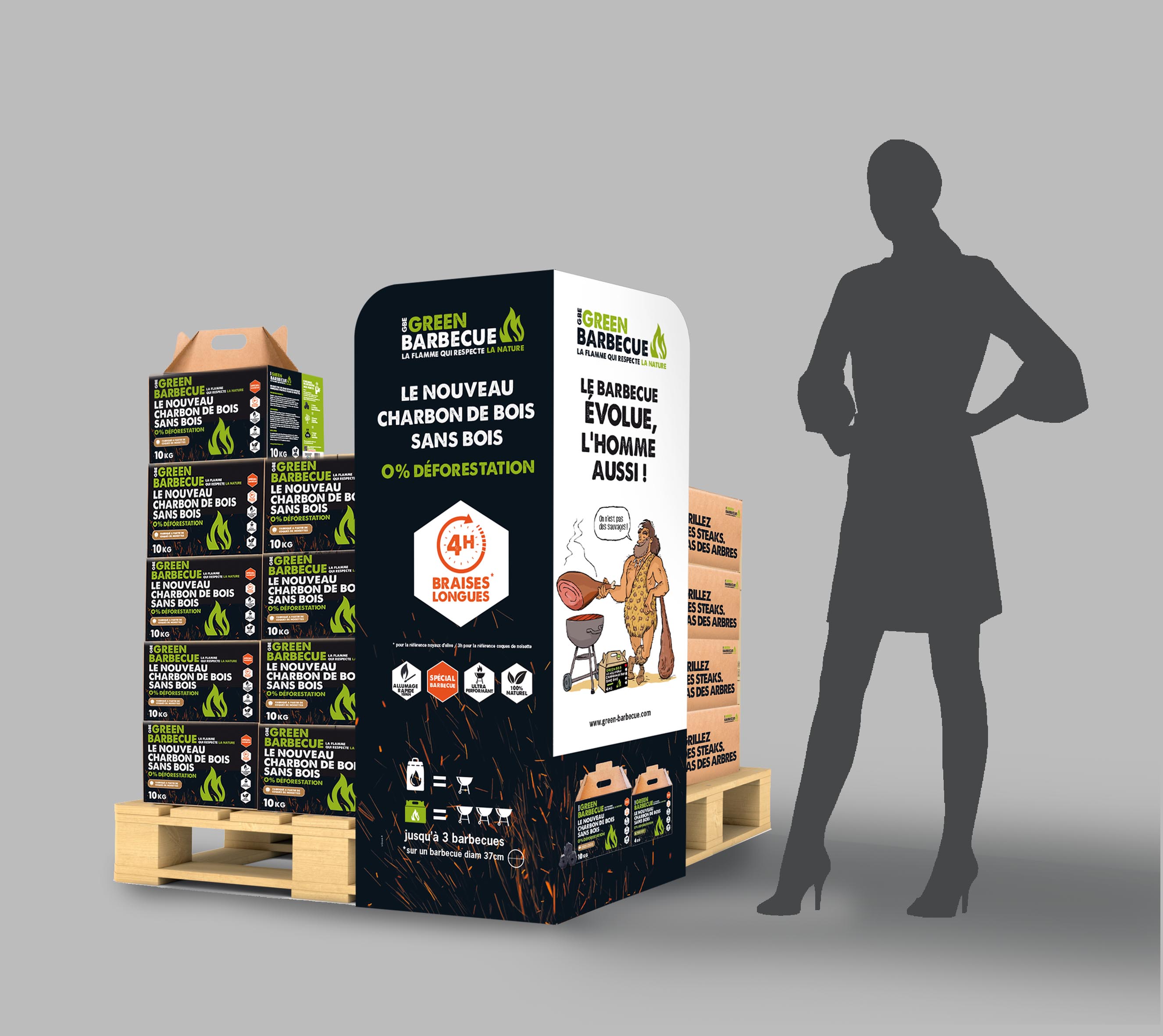 packaging greenbarbecue fronton