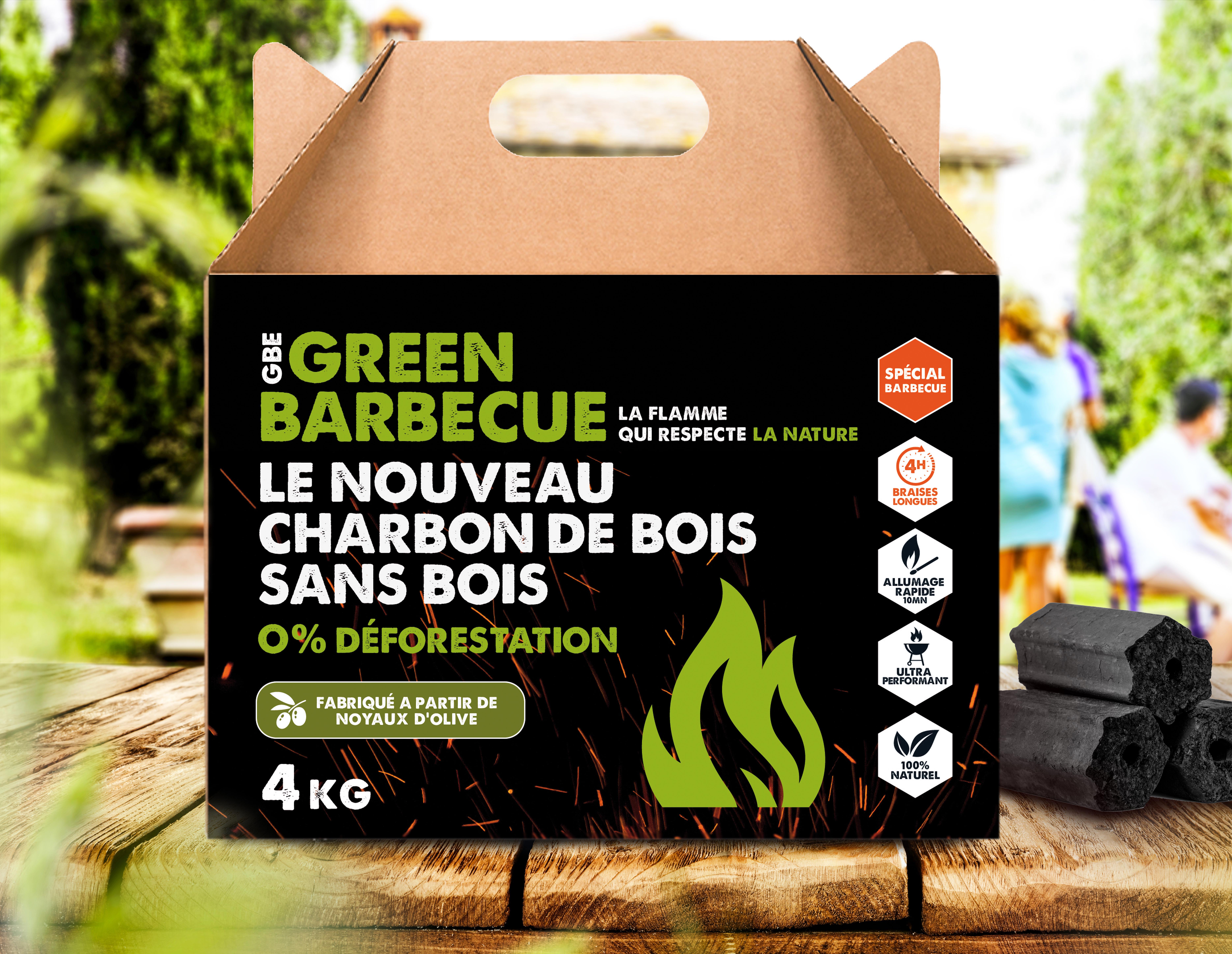 packaging greenbarbecue charbon