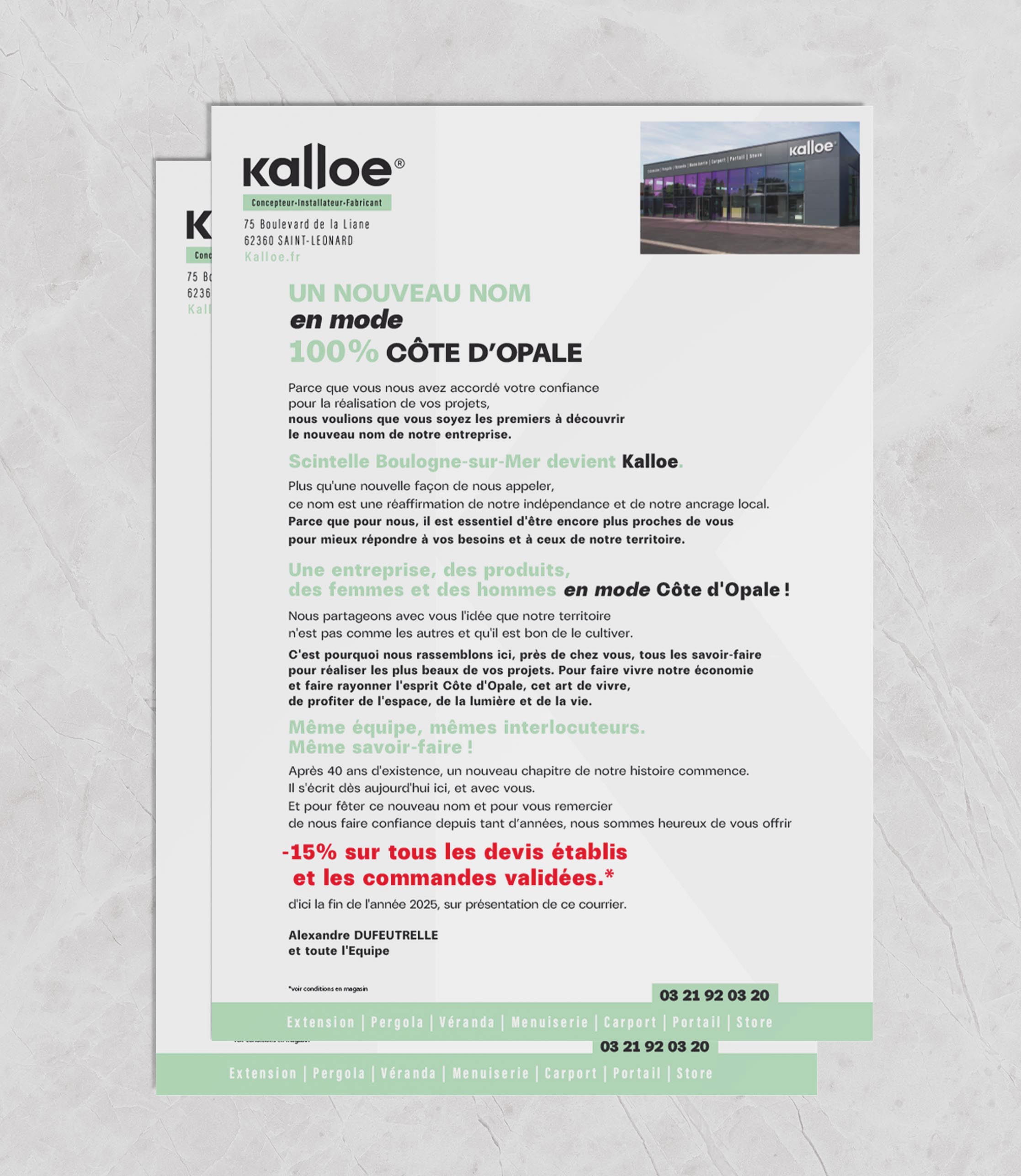 mailing client kalloe 