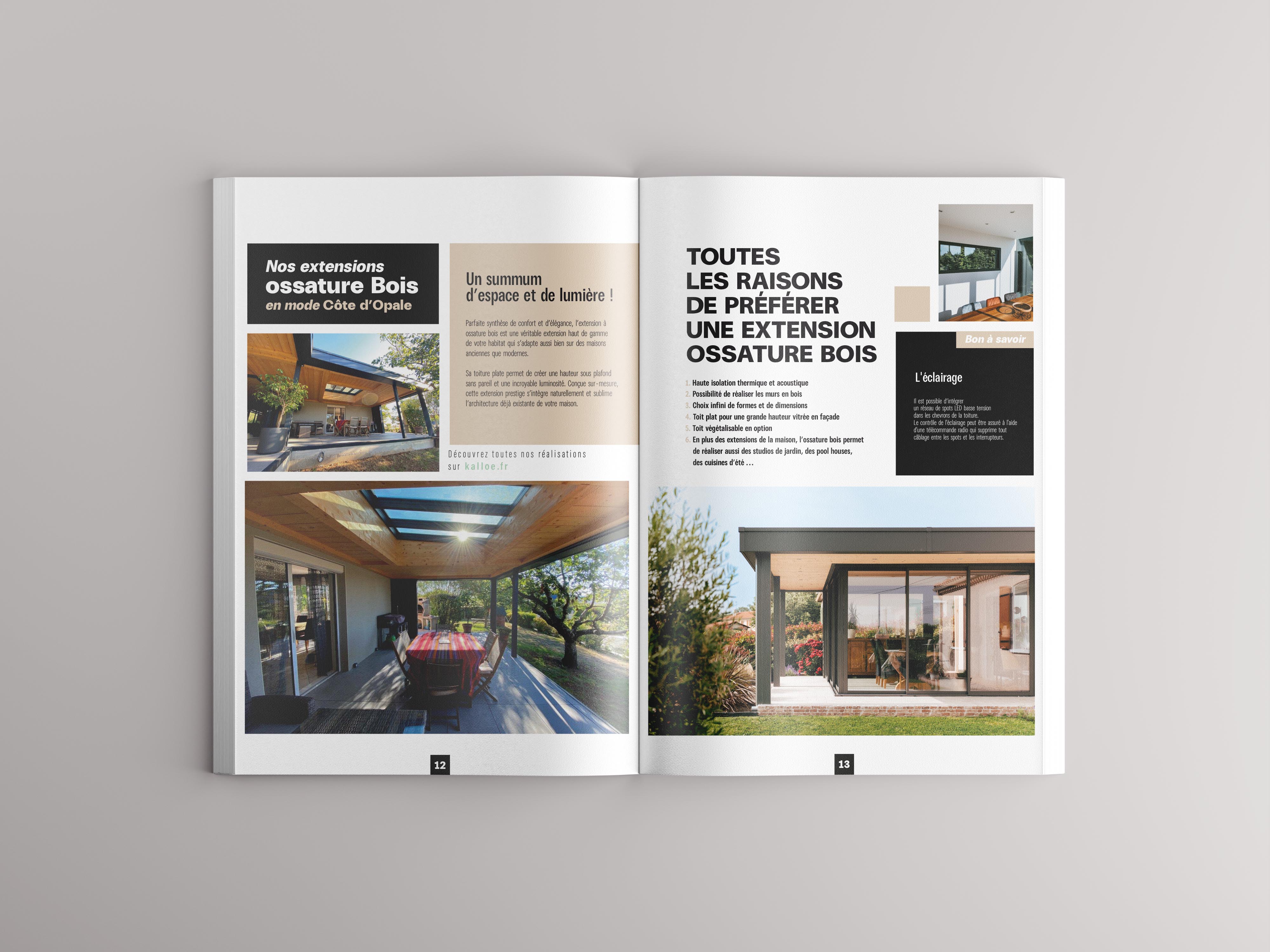 magazine Kalloe Double page