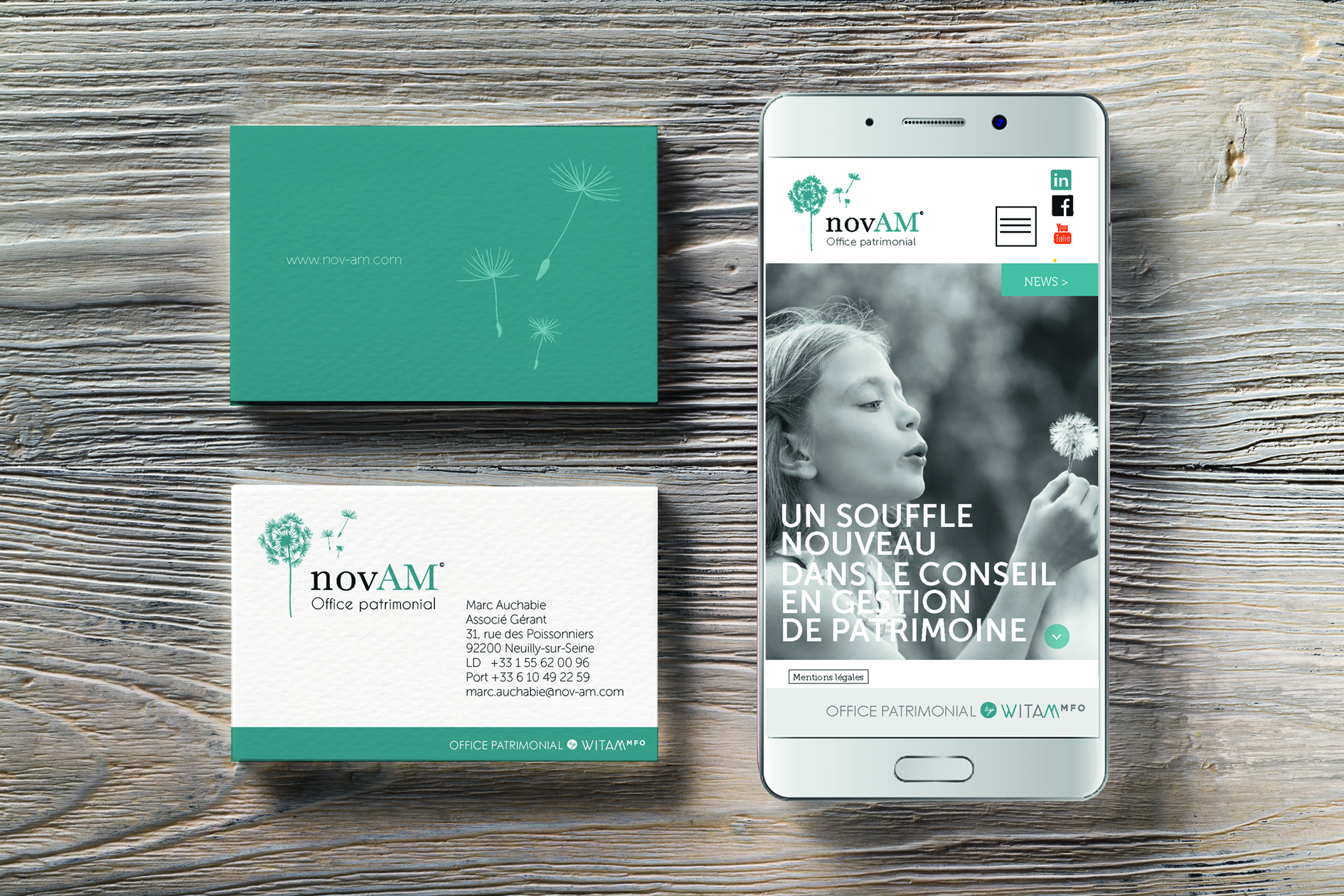 novam cartes+ site responsive 